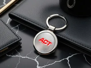 ACT Schlüsselringe Herren Minimal Edelstahl Bau